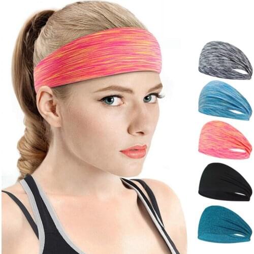 Woman Sweat Absorbing Running Fitness Yoga Female Stretch Wash Make up Sports Accessary Head Band