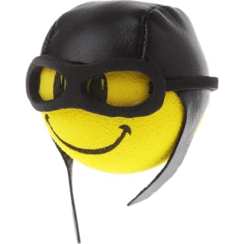 Car Styling Yellow Funny Cartoon Doll Antenna Balls Plush EVA Foam Aerial 1XCF