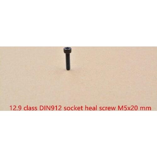 High strength alloy steel screw DIN912 M5x20 screw 12.9 class socket heal screw hexagon socket head cap screw 1pcs