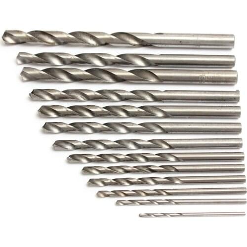 High Quality 13pcs Titanium Coated High-Speed Steel HSS Hexagonal Shank Drill 1.5-6.5mm Drill Bit Set Twist Drill Bit Sets Tools