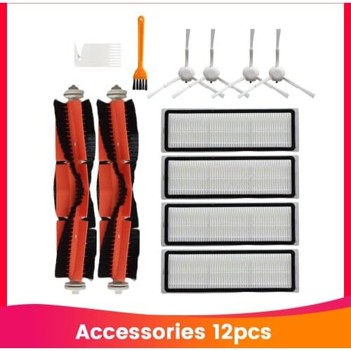 Replacement of Main + Side Brush Filters Mop Cloth for Xiaomi Mijia 1C STYTJ01ZHM Robot Vacuum Cleaner Parts Accessories