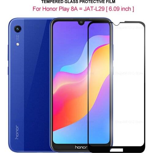 Protective Glass On For Huawei Honor 8a Screen Protector Tempered Glass on huawey huavei honer play 8a honor8a 8 a trempe verre