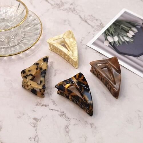 2021 New Claw Clip for Women Acetate Tough Colorful Resin Hair Claw Large Size Hair Clamps Claw Clip Crab Hair Accessories Gift