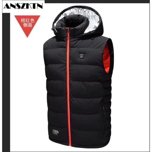 Heated heating vest Outdoor USB Infrared Heating Vest Jacket Winter Flexible Electric Thermal Clothing Waistcoat Fishing Hiking