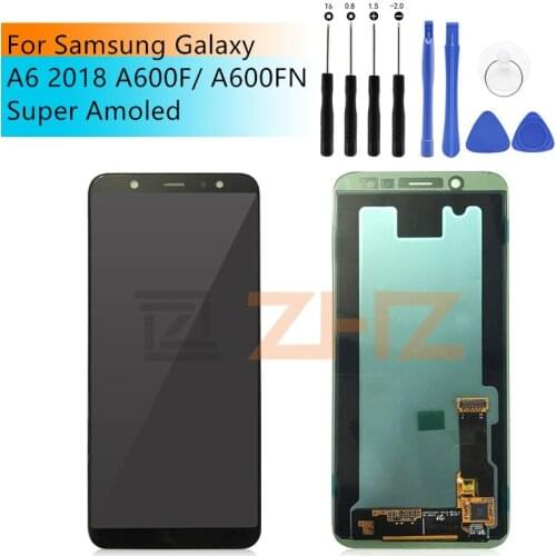 For Samsung Galaxy A6 Display A6 Lcd A600 2018 LCD Touch Screen Digitizer Assembly Replacement For Samsung A6 LCD a600f a600fn