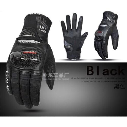Winter Moto Gloves Full Finger Touch Screen Windproof Waterproof Sports Protective Hard Shell Protection Wear Resistant