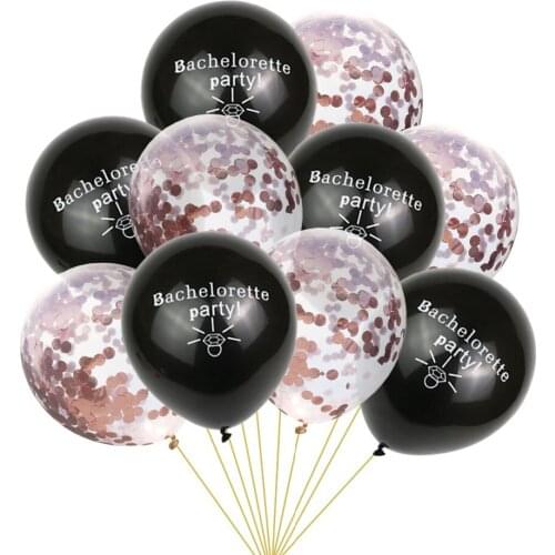 10pcs Bachelorette Latex Balloons for Bachelorette Party Bridal Shower Hen Party Decor Hen Night Accessory Wedding Decoration