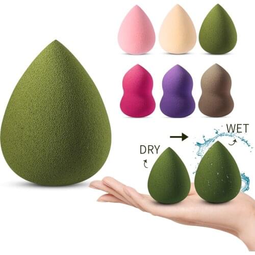 XINYAN Face Flawless Makeup Sponge Cosmetic Puff Blending Foundation Cream Blending Cosmetic Powder Puff Beauty Tool 100pcs