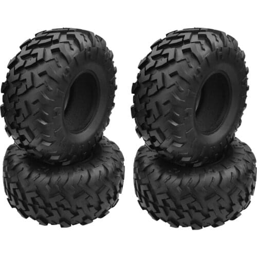 4PCS 128mm 2.2in Mud Grappler Rubber Tyre Wheel Tires for 1/10 RC Crawler Traxxas TRX4 TRX6 D90 Axial SCX10 90046 Wraith