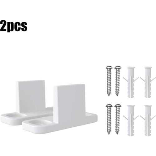6pcs Adjustable Floor Guide Kit Barn Door Guides Screws 4.5 X 2 Cm Plastic L-Guide Replacement For Sliding Barn Door Hardware