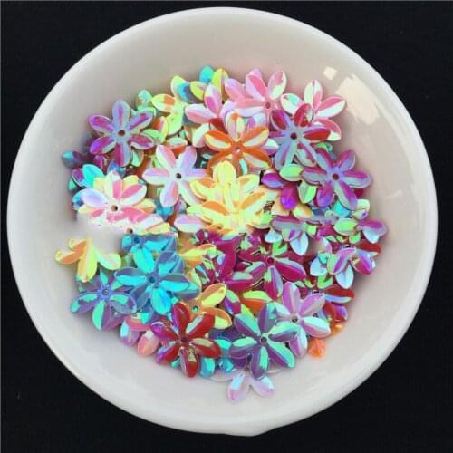 6000pcs Glitter 14mm PVC Loose Sequins for Crafts Flower Paillettes Sewing Accessories Christmas Wedding Decoration Confetti