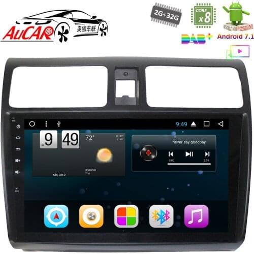 Android 7.1 10.1" Car DVD Player GPS Navigation system for SUZUKI Swift 2004 -2010 HD Bluetooth GPS Radio WIFI 4G Stereo