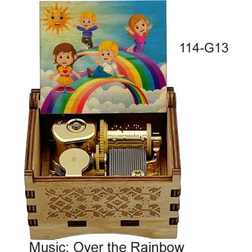 Somewhere Over the Rainbow Music Box wind up Gifts Birthday Gift Parents Children new year christmas gift home decoration
