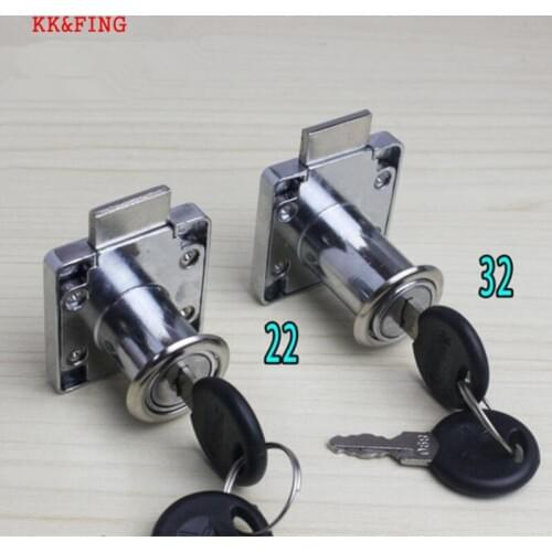 KK&FING Cam Drawer Locks Door Cabinet Drawer Lock for Office Desk With 2 Keys For Furniture Hardware 138 Series