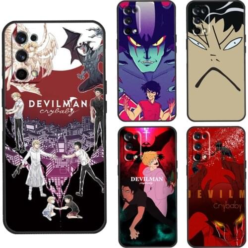Akira Fudo Devilman Crybaby For OnePlus 9 Pro 8 7T 8T Nord Phone Case For Realme 8 Pro 6 7 Q3 Pro 7i C3 C15 C21 GT