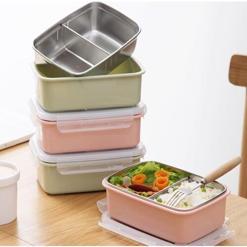 TUUTH 304 Stainless Steel Lunch Box Water Injection Insulation Portable Food Container For Kids Picnic School Office Workers