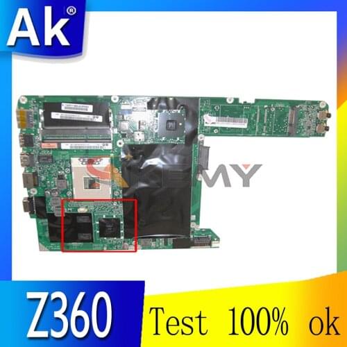 Laptop motherboard For LENOVO Ideapad Z360 PGA989 HM55 Mainboard DALL7AMB6E0 11012402 N11M-GE2-S-B1