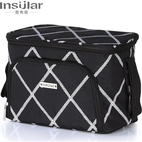 Multifunctional Insulated Mummy Bag Waterproof Stroller Pannier Bag Stroller Cart Bag