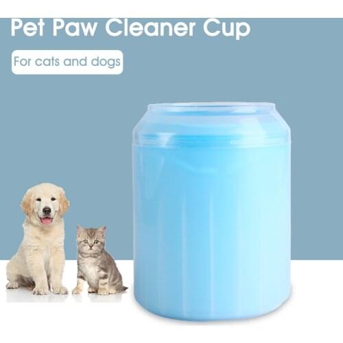 Dog Paw Cleaner Soft Silicone Bristles Paw Washer Cup Portable Foot Washer Clean Brush for Cats Dogs 3 Sizes New