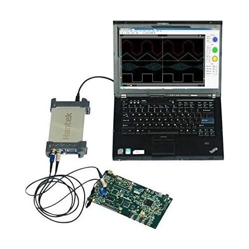 6102BE Aluminum alloy surface 100MHz 250MS/s osciloscopio PC based USB analog oscilloscope