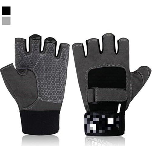 Fitness gloves Europe and America pigskin barbell dumbbell Deshacerse de los guantes, bicycle accessories