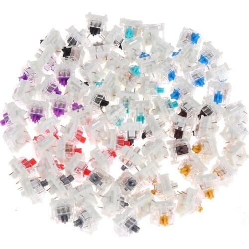 10Pcs/lot Outemu Mx Switches 3 Pin Mechanical Keyboard Black Blue Brown Switches