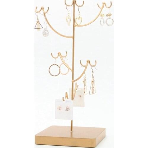 Jewelry Stand Organizer, Metal Jewelry Display Holder for Necklace, Earring and Accessories
