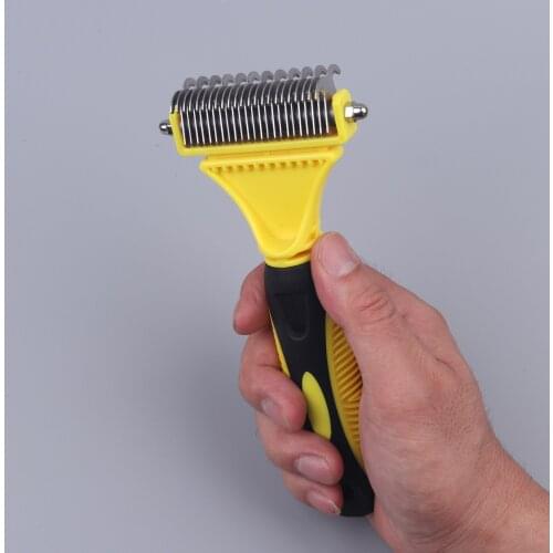 Pets Hair Removal Comb Knot Cutter Brush Cat Dog Grooming Shedding Tool Long Curly Hair Cleaner Comb Pet Grooming