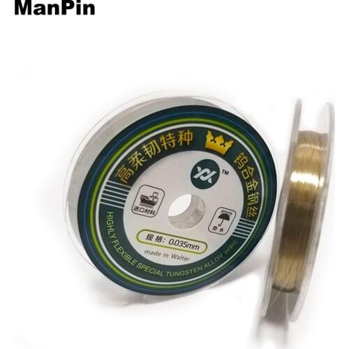 0.035mm Mobile Phone LCD Screen Cutting Line Tungsten Alloys Steel Wire Dispaly Glass Spliting for Samsung iPhone Tablets Repair