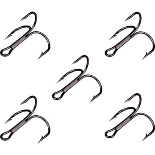 10Pcs/lot Super Sharp Fishing Hooks 2/4/6/8/10 Artificial black high carbon steel Hooks Lure bait hook fishing tackle