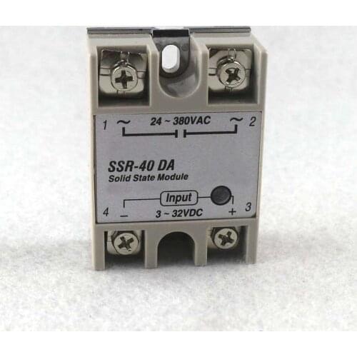 Solid State Relay SSR 40A SSR40A SSR-40A Single Phase SSR for Temperature Controller Free shipping