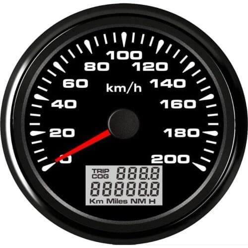 Universal GPS Speedometer Meter 120km/h 200km/h Speedometer Gauge with 7 Color Blacklight fit Car Boat for BMW Nissan