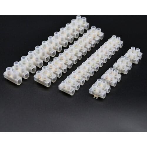1PC Screw Terminal Barrier Connector Electrical Wire Connection12-bit connector X3-1012-2012-3012 Barrier Terminal Strip Block