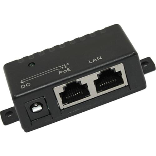 10/100Mbps 5V 12V 24V 48V/1A POE Injector Power Splitter for IP Camera POE Adapter Module Accessories