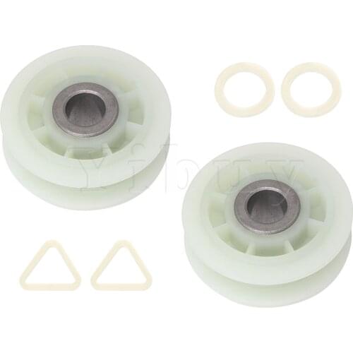 2 x Dryer Idler Pulley Roller WP279640 Replacement for Whirlpool PS334244 5.5CM