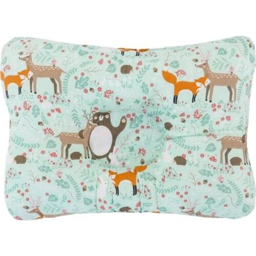 29 Styles Newborn Infant Anti Roll Pillow Flat Head Neck Prevent Infant Support Baby Crib Flat Head Pillow for Newborn Bedding