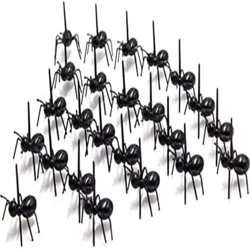 48 Pieces Reusable Ant Food Pick Fruit Toothpicks Dessert Fork Animal Appetizer Forks Cocktail Picks for Snack Cake Dessert