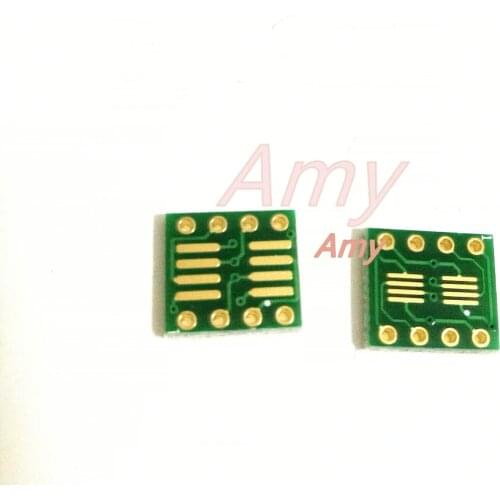 50pcs/lot sop8 turn dip8 seat SMD turn DIP op amp seat test socket converter board seat vssop8 sc70 conversion