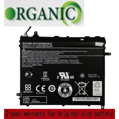 3.7V 36WH BAT-1011 Replacement Laptop Battery For Acer Iconia Tab A510 A700 1ICP5-80-120-2 Laptop