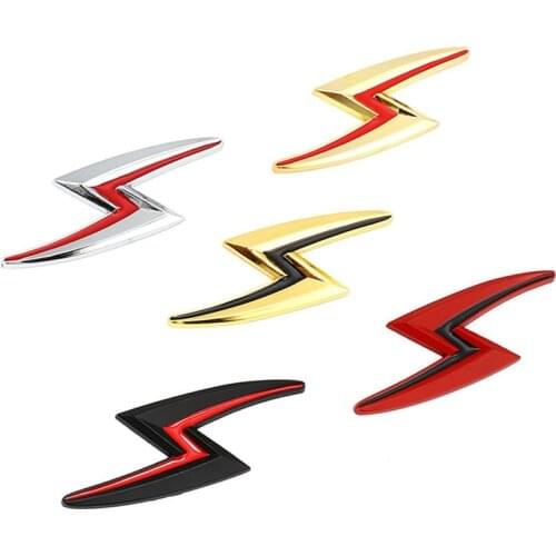 Car Sticker 3D Metal S Lightning Logo Emblem Badge Trunk Decal for Nissan S10 S11 S12 S13 S14 S15 200SX 240SX S2000 S-Cargo GT-R