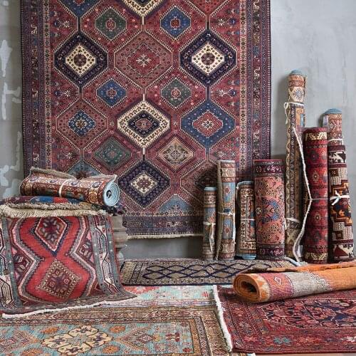Bohemian tapestriesManual Wool Persia Carpet Collection Level Antique Carpet Mix & Match Arts Tapestry Carpet