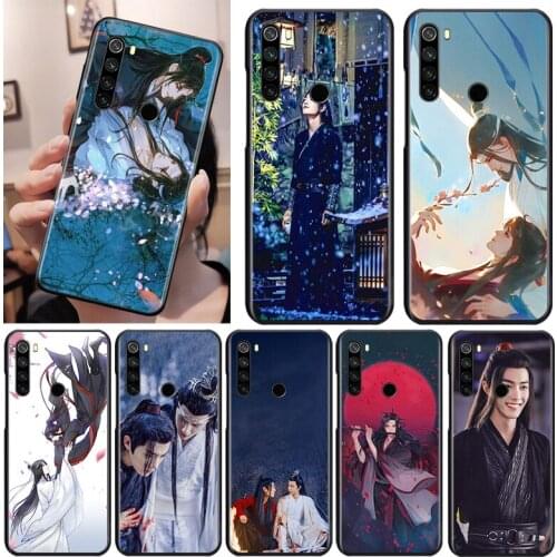 Wang Yibo Xiao Zhan Art Black Cover For Xiaomi Redmi Note 9 9S 8T 8 7 6 5A 5 4X 4 Pro Max Soft Phone Case