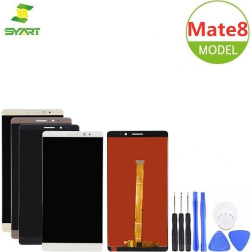 For Huawei Mate 8 LCD Display Touch Screen Digitizer Assembly Replacement Parts + Free Tools For Huawei Mate8 6.0" LCDs Screen