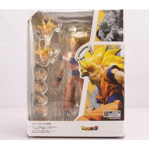 Z Son Goku Super Saiyan 3 Soldier Accessories Model Action Dragon Ball Original Package Battle Version Goku Movable Joints Dolls