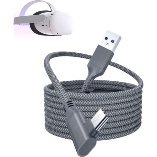 16.4ft Charging Cable Data Line for Oculus Quest 1/2 VR Headset USB 3.0 Type C Data Transfer Type-C To USB-A Cord VR Accessories