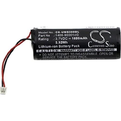 Cameron Sino 1600mAh Battery for Unitech MS380, MS380-CUPBGC-SG