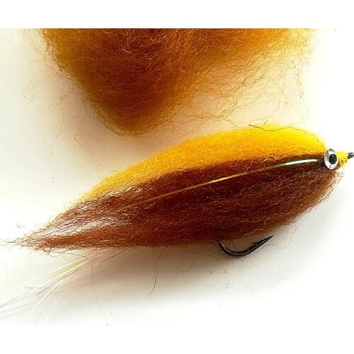 KKWEZVA 2pack/3 g colors premium fluffy fly tying body materials trout wet hydrophilic synthetic fiber for min fish or for nymph