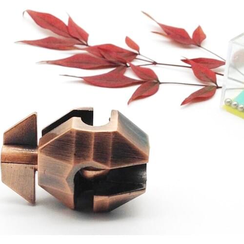 Classic Alloy Turtle Shell Lock Puzzle Brain Teaser Intelligent Toy Kids Gift Educational Toys Brain Teaser Gifts