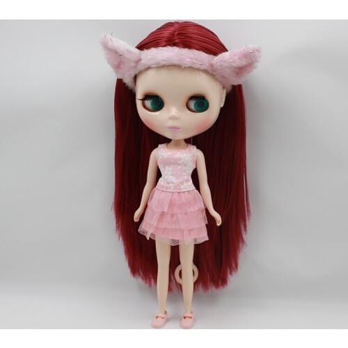 Free shipping cost Nude blyth Doll red hair fashion doll Factory doll Suitable For DIY Change BJD Toy For Girls