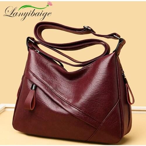 LANYIBAIGE New Leather Luxury Women Handbags Designer Messenger Bag Small Ladies Shoulder Hand Crossbody Bags For Women 2020